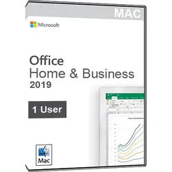 Microsoft Office 2019 Home & Business MAC (1 User)