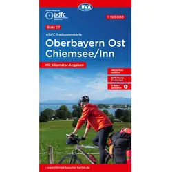 ADFC-RADTOURENKARTE 27 OBERBAYERN OST / CHIEMSEE - Fahrradkarten