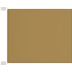 vidaXL Senkrechtmarkise Senkrechtmarkise Beige 140x1200 cm Oxford-Gewebe