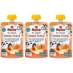 Holle Panda Peach - Trinkflasche Pfirsich, Aprikose, Banane und Dinkel