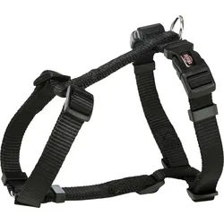 TRIXIE Premium H-Geschirr, L–XL: 75–120 cm / 25 mm, schwarz
