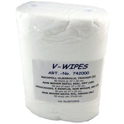 V-Wipes Vliestuchrolle, Tücher für Spendertuchsysteme, 1 Karton = 6 Rollen à 90 Tücher = 540 Stück