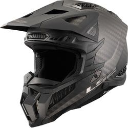 LS2 MX703 X-Force Solid Carbon Motocross Helm, carbon, Größe 2XL