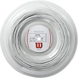 Wilson Tennissaite Revolve (Haltbarkeit+Spin) weiss 200m Rolle