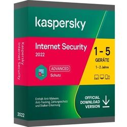 Kaspersky Internet Security 2022 PC/MAC/Android | 5 Geräte / 2 Jahre