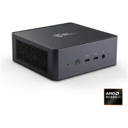 CSL VenomBox 7640HS PC (AMD Ryzen 5 7640HS, Radeon 760M, 16 GB RAM, 500 GB SSD, passiver CPU-Kühler) schwarz 16 GB | 500 GB