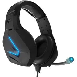 Orzly Gaming-Headset (Anpassbare Passform, weiche, verdickte Ohrmuscheln aus Schaumstoff für maximalen Komfort bei langem Tragen., 120GradDrehung Modernste Geräuschunterdrückung für klare Kommunikation) schwarz