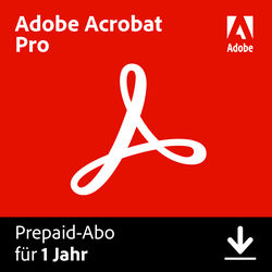 Adobe Acrobat Pro |1 Jahr | PC/Mac Software