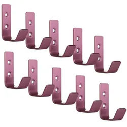 SO-TECH® Kleiderhaken Wandhaken, aus Edelstahl, 60 x 20 x 45 mm, (10-St), kleiner Jackenhaken mit abgerundeten Kanten pink rosa