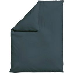 Schlafgut Bettdeckenbezug , Dunkelgrau , Textil , Uni , 155x220 cm , Textiles Vertrauen - Oeko-Tex®, AZO-frei, Bsci, Oeko-Tex® Standard 100 , pflegeleicht, atmungsaktiv, bügelleicht, schadstoffgeprüft, weiche und anschmiegsame Oberfläche, dicht gewebtes Garn , Heimtextilien, Bettwäsche & Leintücher, Bettwäsche, Satin-bettwäsche