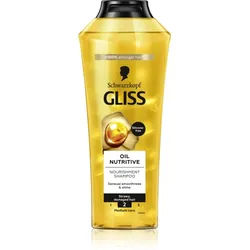 Schwarzkopf Gliss Oil Nutritive Shampoo mit ernährender Wirkung mit Öl 400 ml