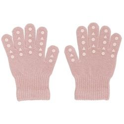 GoBabyGo Strickhandschuhe Rutschfeste Fingerhandschuhe für Babys und Kleinkinder (Dusty Rose) - ABS Noppen machen das Halten von Dingen einfacher. Für Mädchen und Jungs 2-3 Jahre