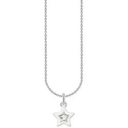 THOMAS SABO Kette mit Anhänger Kette-Anhänger Damen Stern Silber KE2235-041-14