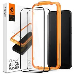 Glass tR AlignMaster 2 Pack - FC Black - iPhone 15 Pro