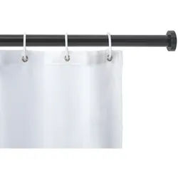 WENKO Teleskop-Duschstange Mod. Luz 70-115 cm, Schwarz