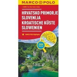 Marco Polo Regionalkarte Kroatische Küste, Slowenien 1:300.000, Karte (im Sinne von Landkarte)