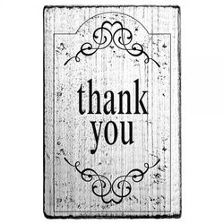 SALE - Vintage Stempel "THANK YOU" Motiv 3