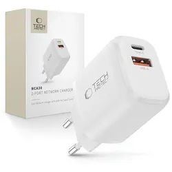 NCA30 PD 30W QC3.0 USB-A / USB-C- wall charger - white
