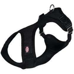 TRIXIE Hunde-Geschirr Comfort Soft Touren-Geschirr schwarz schwarz Größe: S-M Maße: 35-60 cm / 20 mm