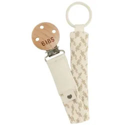 Bibs Fopspeenketting geflochten Elfenbein/Vanille