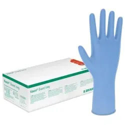 B. Braun Vasco® Guard long Nitril-Untersuchungshandschuh 9205542 , 1 Packung = 100 Stück, Größe XL