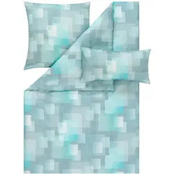 Estella Bettwäsche , Mintgrün , Textil , Graphik , 140x200 cm , Heimtextilien, Bettwäsche & Leintücher, Bettwäsche, Satin-Bettwäsche