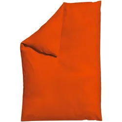 Schlafgut Bettdeckenbezug , Dunkelorange , Textil , Uni , 135-140x200 cm , Textiles Vertrauen - Oeko-Tex®, AZO-frei, Bsci, Oeko-Tex® Standard 100 , pflegeleicht, atmungsaktiv, bügelleicht, schadstoffgeprüft, weiche und anschmiegsame Oberfläche, dicht gewebtes Garn , Heimtextilien, Bettwäsche & Leintücher, Bettwäsche, Satin-bettwäsche