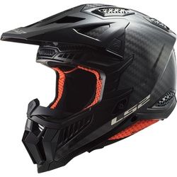 LS2 MX703 X-Force Solid Carbon Motocross Helm, carbon, Größe M
