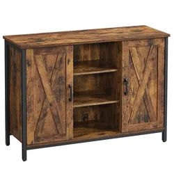 Hansiro Sideboard , Braun , Holzwerkstoff , 35x70x100 cm , Wohnzimmer, Kommoden & Sideboards, Sideboards
