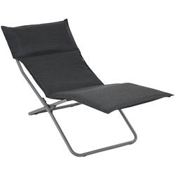 Sonnenliege Bayanne Chaise Lounge Lafuma schwarz, 68x63 cm