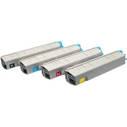 Kompatibles Set 4x Toner für Oki C9200 C9200CCS C9200N C9200DN C9200DXN CCS C9400 C9400CCS C9400DXN von ABC