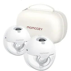 Momcozy M5 Milch Pumpe Doppelt grau