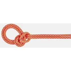 Mammut 8.7 Crag Sender Dry Rope - Kletterseil / Halbseil / Zwillingsseil - vibrant orange zen - dry standard