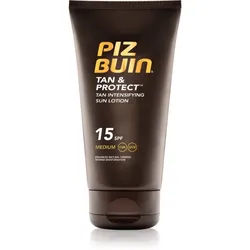 Piz Buin Tan & Protect schützende Sonnenlotion für schnellere Bräune LSF 15 150 ml