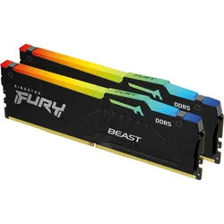 50KI1656-2040FBR - 16 GB DDR5 5600 CL40 Kingston FURY Beast RGB XMP Kit