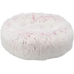 Harvey bed round ø 50 cm white-pink