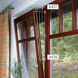 TRIXIE Schutzgitter für Fenster, Seitenteil, 62 x 16 / 8 cm, weiß