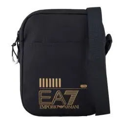 EA7 Unisex. 245086_CC940 Recycelte Umhängetasche schwarz (OSFA), Lässig, Polyester