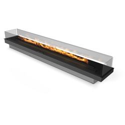 Planika Fire Line Automatic 4+ (FLA4+) Rundumverglasung [automatischer Ethanol Brenner]: 2490 mm - mit Smart Home Integration