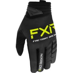 FXR Prime 2023 Motocross Handschuhe, schwarz-grau-gelb, Größe XL für Männer
