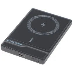 Nitecore Powerbank NW5000 mit 5000mAh, MagSafe-Technologie, magnetische, kabellose Powerbank von Nitecore