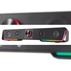 SPEEDLINK GRAVITY RGB Stereo Soundbar, black