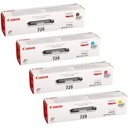 Canon Original Toner 729 4er-Set schwarz, cyan, magenta, gelb (OP4370B002)