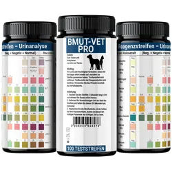 Bmut Gesundheitstest für Tiere (Groß und Klein) Teststreifen 100 St