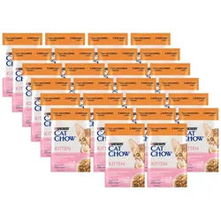CAT CHOW Kitten Kätzchenfutter mit Truthahn und Zucchini in Gelee 26x85g