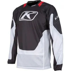 Klim Dakar 2025 Motocross Jersey, schwarz-weiss-rot, Größe XL für Männer