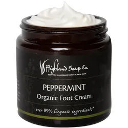 Highland Soap Organic Hand & Body Cream 120ml Peppermint Foot Cream - 0.12 l