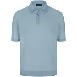 Le polo en maille Louis Sayn bleu