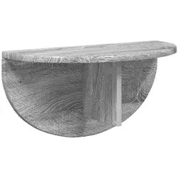 vidaXL Regal Wandregal Graues Sonoma 48 x 24 x 24 cm Holzwerkstoff, 1-tlg. grau