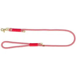 TRIXIE Hundeleine Soft Rope Leine rot/creme rot Größe: XS-S Maße: 1,20 m / ø 6 mm